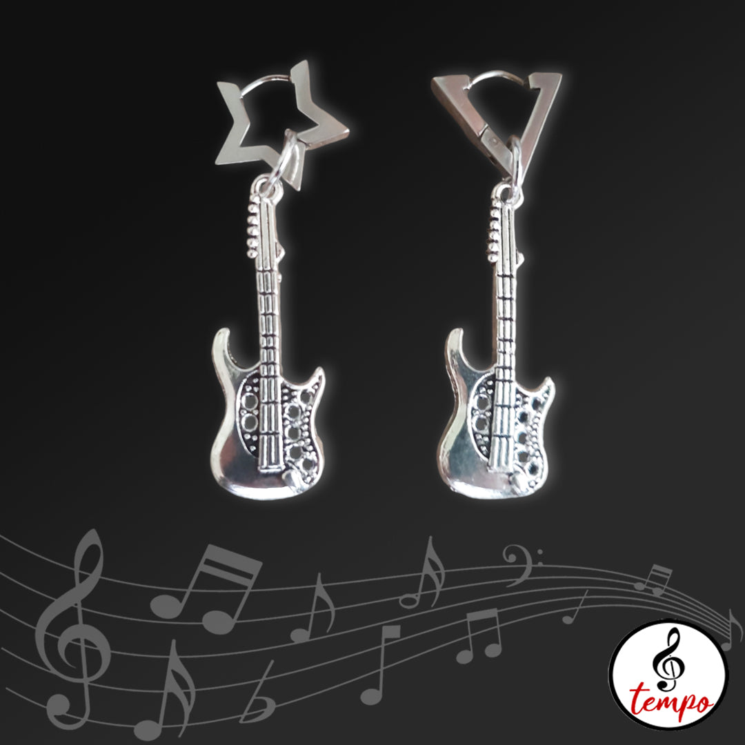 10 - Earrings with musical items