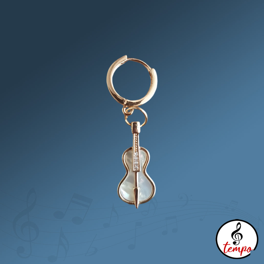 10 - Earrings with musical items